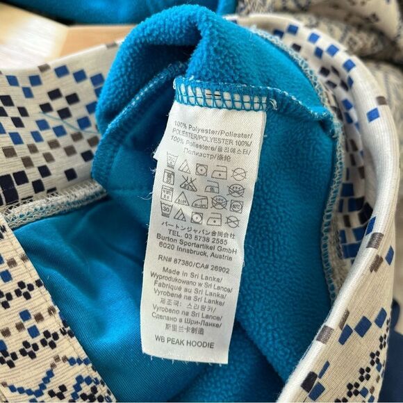 Burton Women's Medium Full-zip Hoody Sweatshirt - Picture 9 of 10
